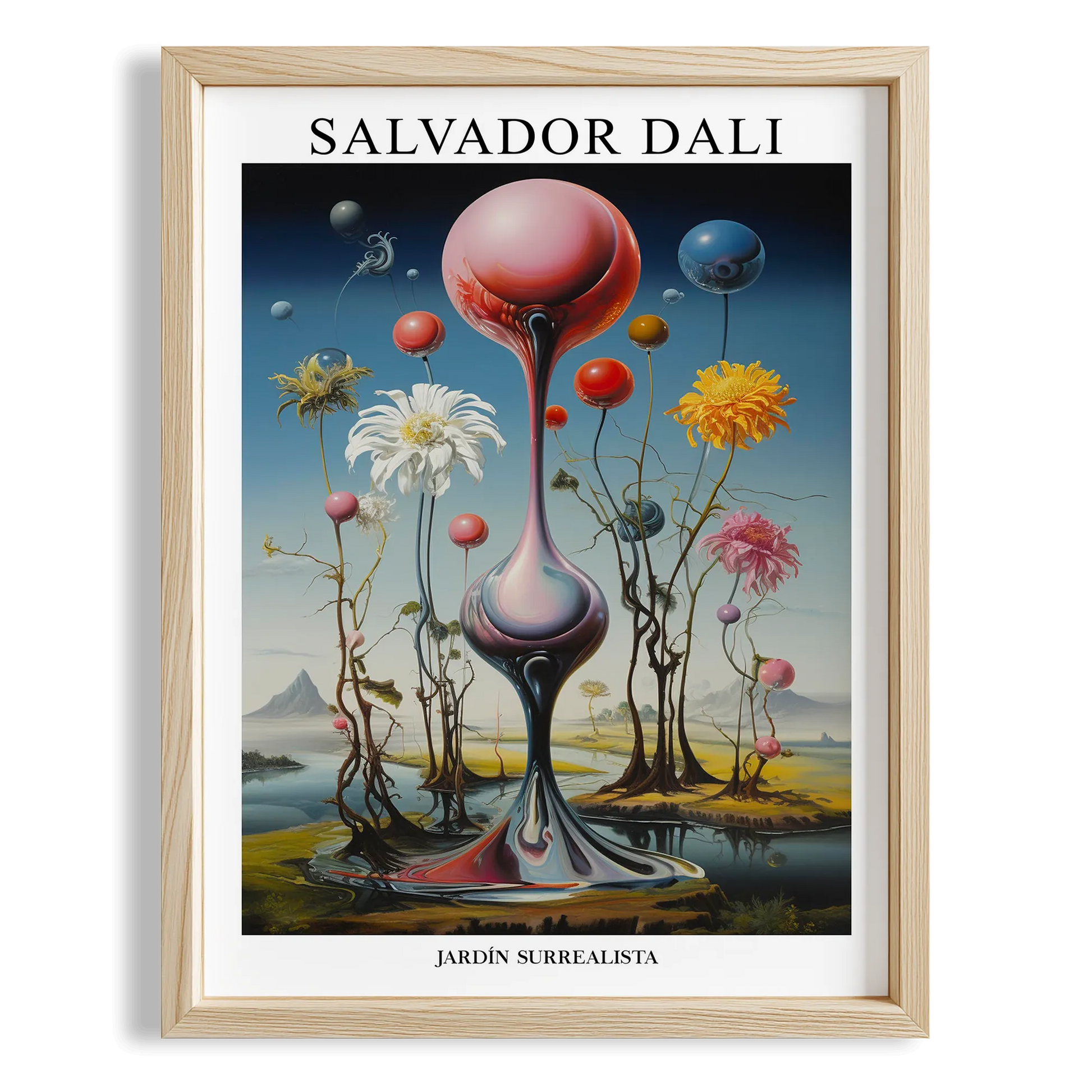 Arzuların Doğuşu - Salvador Dali Ahşap Duvar Tablosu