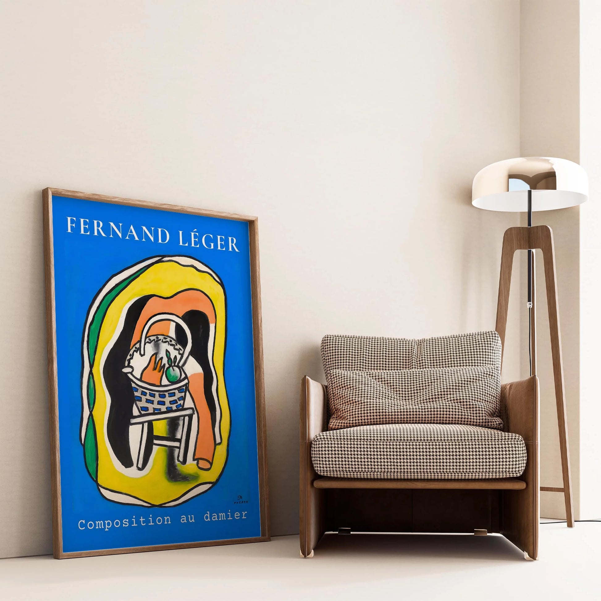 Fernand Leger XVI Duvar Tablosu