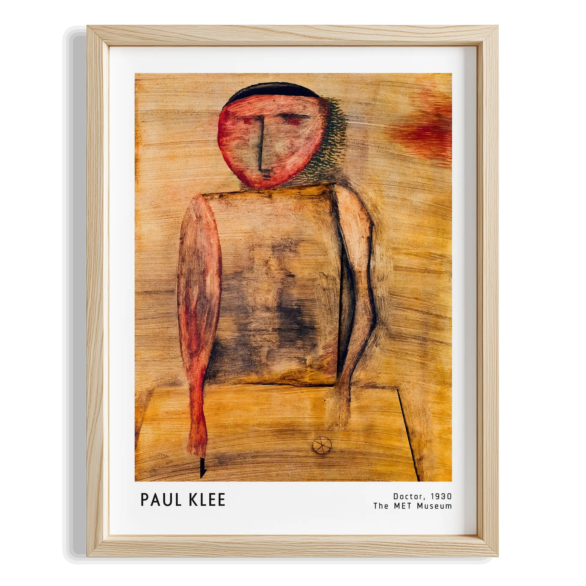 Paul Klee Doktor 1930 Suluboya I Duvar Tablosu