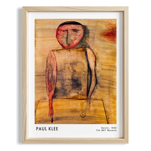 Paul Klee Doktor 1930 Suluboya I Duvar Tablosu