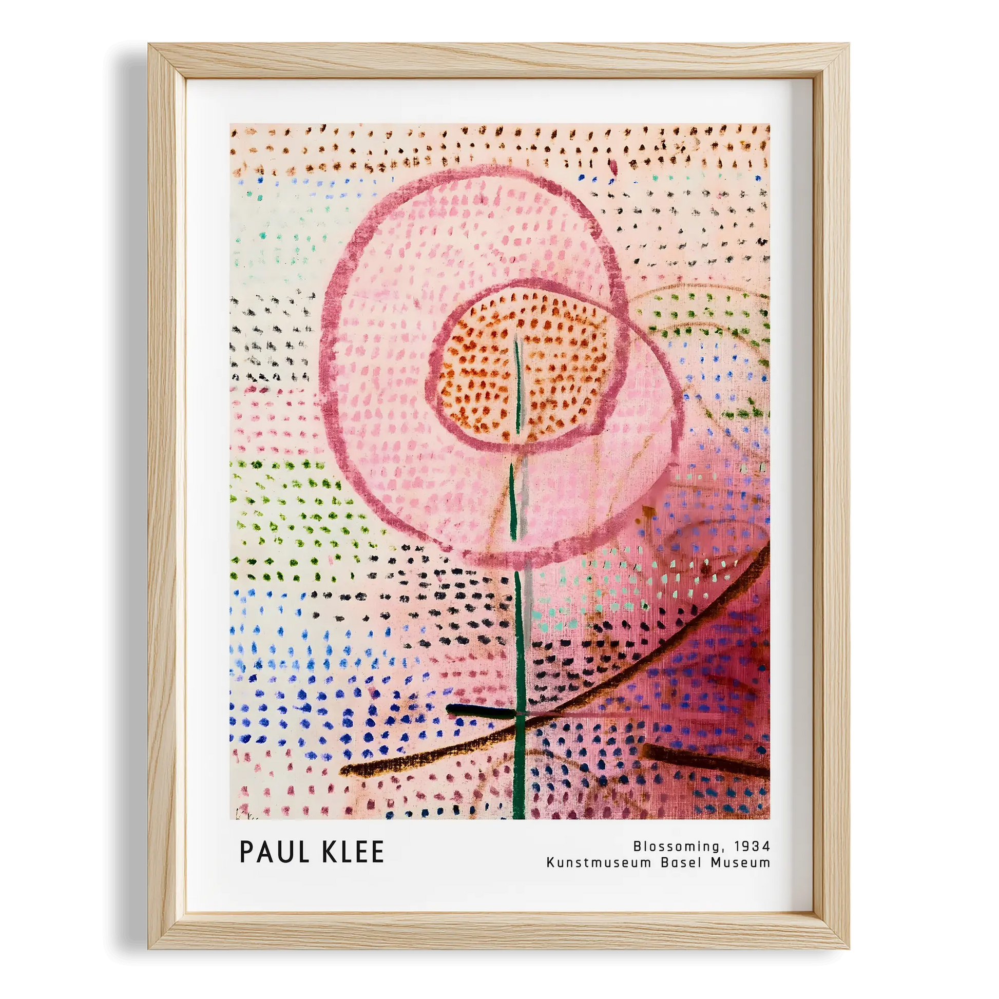 Paul Klee Çiçeklenme 1934 Suluboya I Duvar Tablosu