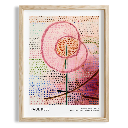 Paul Klee Çiçeklenme 1934 Suluboya I Duvar Tablosu