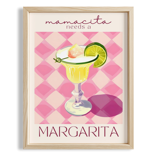 Margarita Kokteyli Pop Art Mutfak Duvar Tablosu