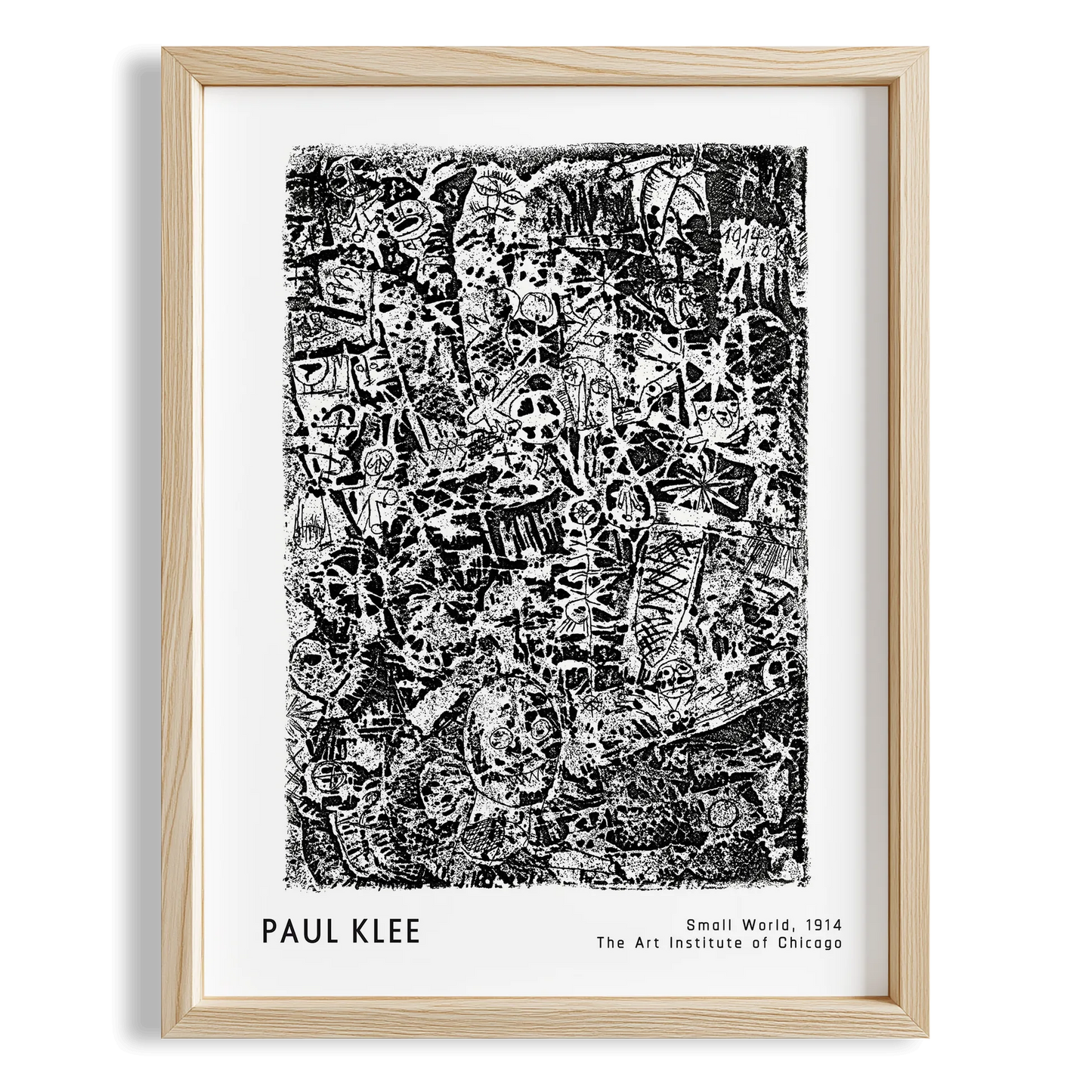 Paul Klee Küçük Dünya 1914 Suluboya I Duvar Tablosu