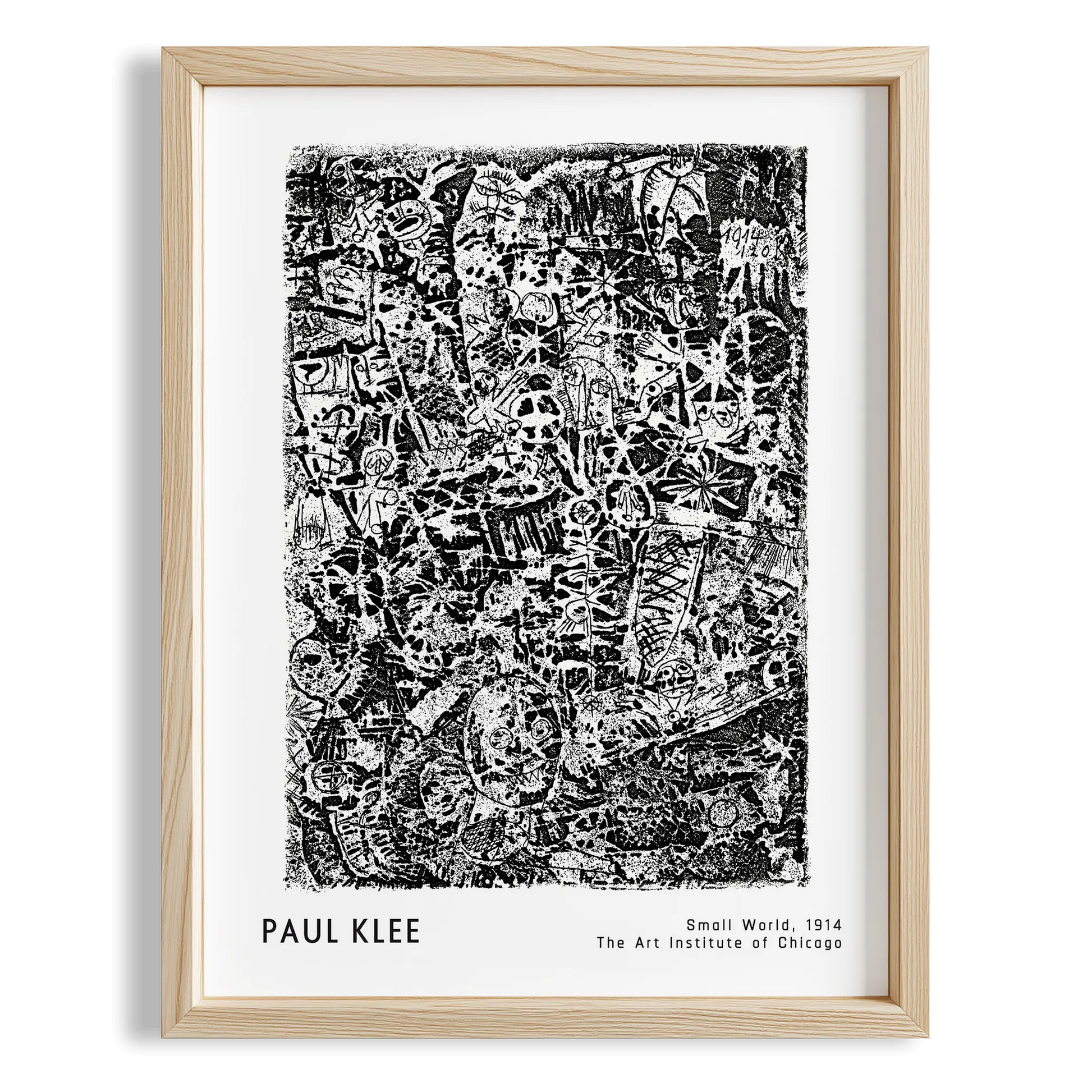 Paul Klee Küçük Dünya 1914 Suluboya I Duvar Tablosu
