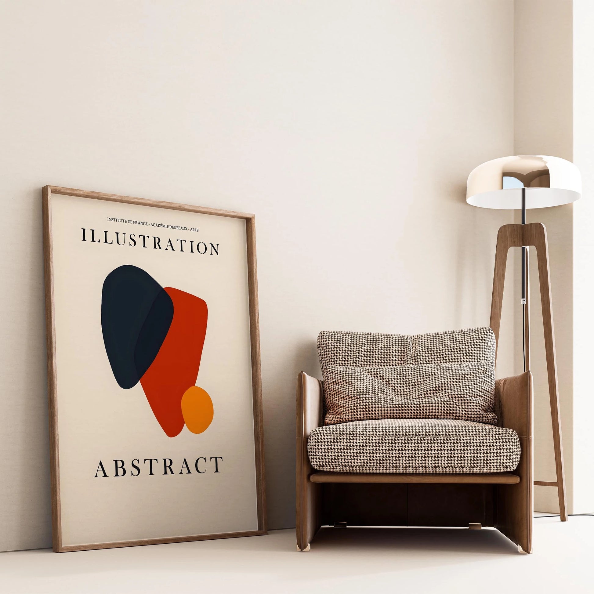 Matisse Kağıt Kesimleri Serisi Abstract Modern Formlar II Duvar Tablosu