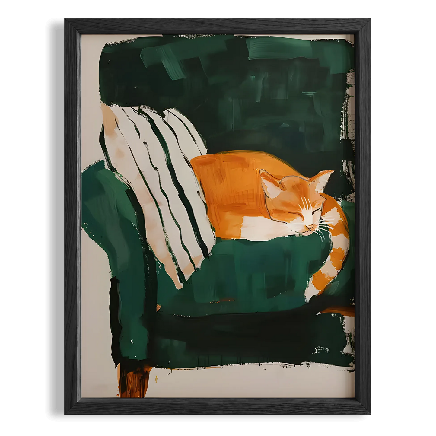 Kedi & Koltuk I - Zümrüt Berjer