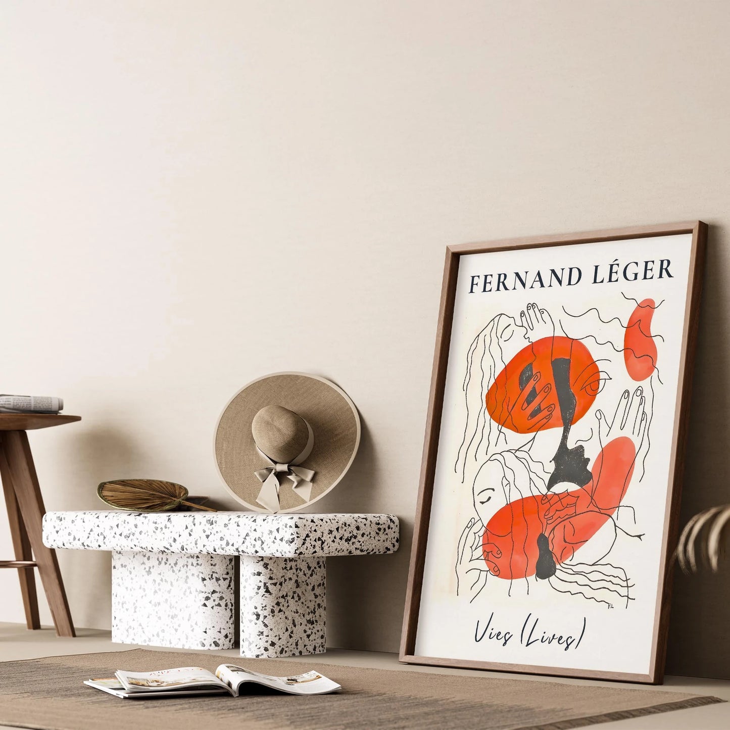 Fernand Leger XIII Duvar Tablosu