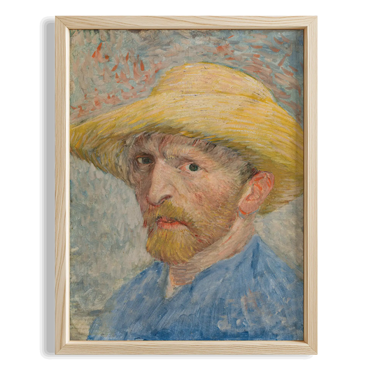 Şapkalı Adam - Vincent Van Gogh Ahşap Duvar Tablosu