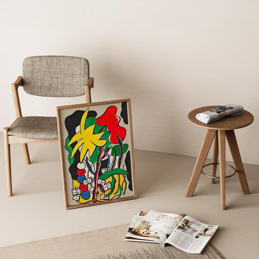 Fernand Leger 39 Duvar Tablosu