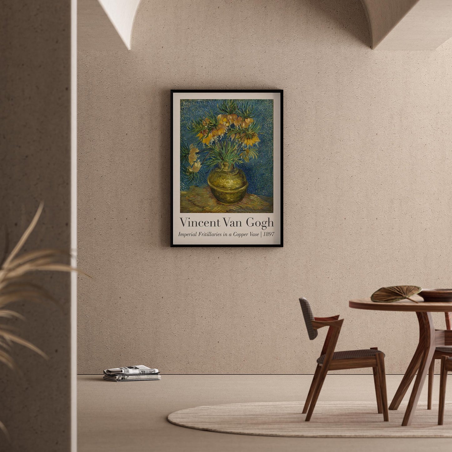 İmparatorluk Süsenleri - Vincent Van Gogh Ahşap Duvar Tablosu