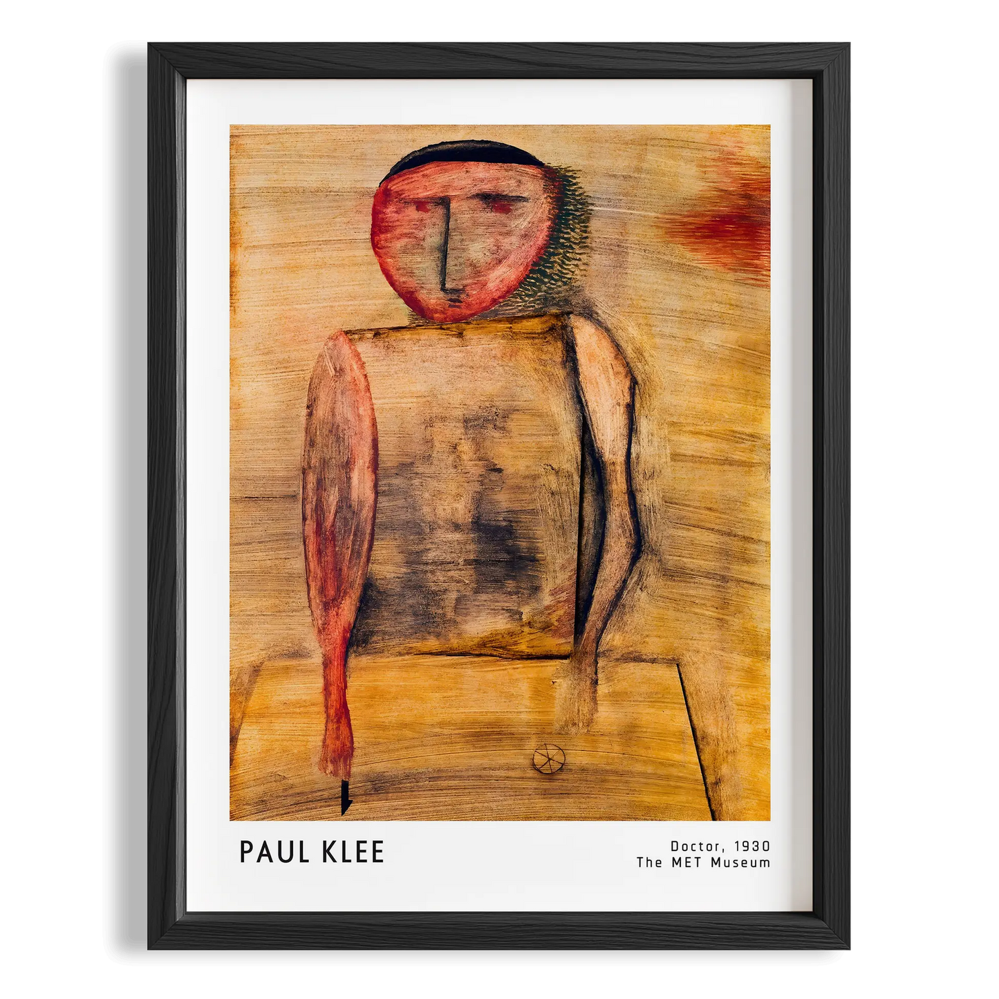 Paul Klee Doktor 1930 Suluboya I Duvar Tablosu