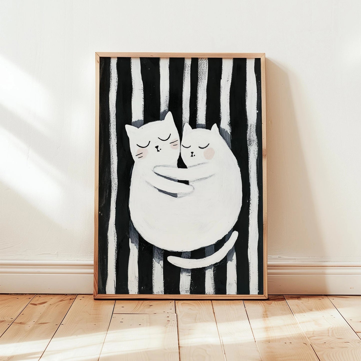 Kedi Portre XIX - Siyah Çizgili Çift Kedi