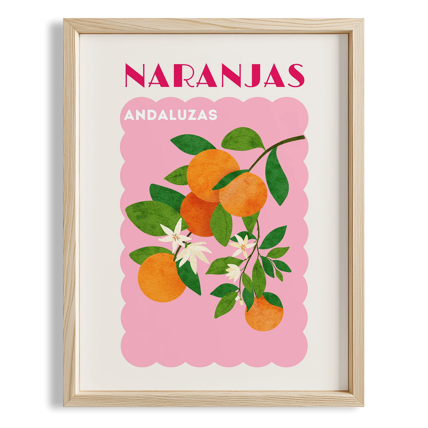 Naranjas Andalusia Akdeniz İspanya Koleksiyonu Mutfak Duvar Tablosu