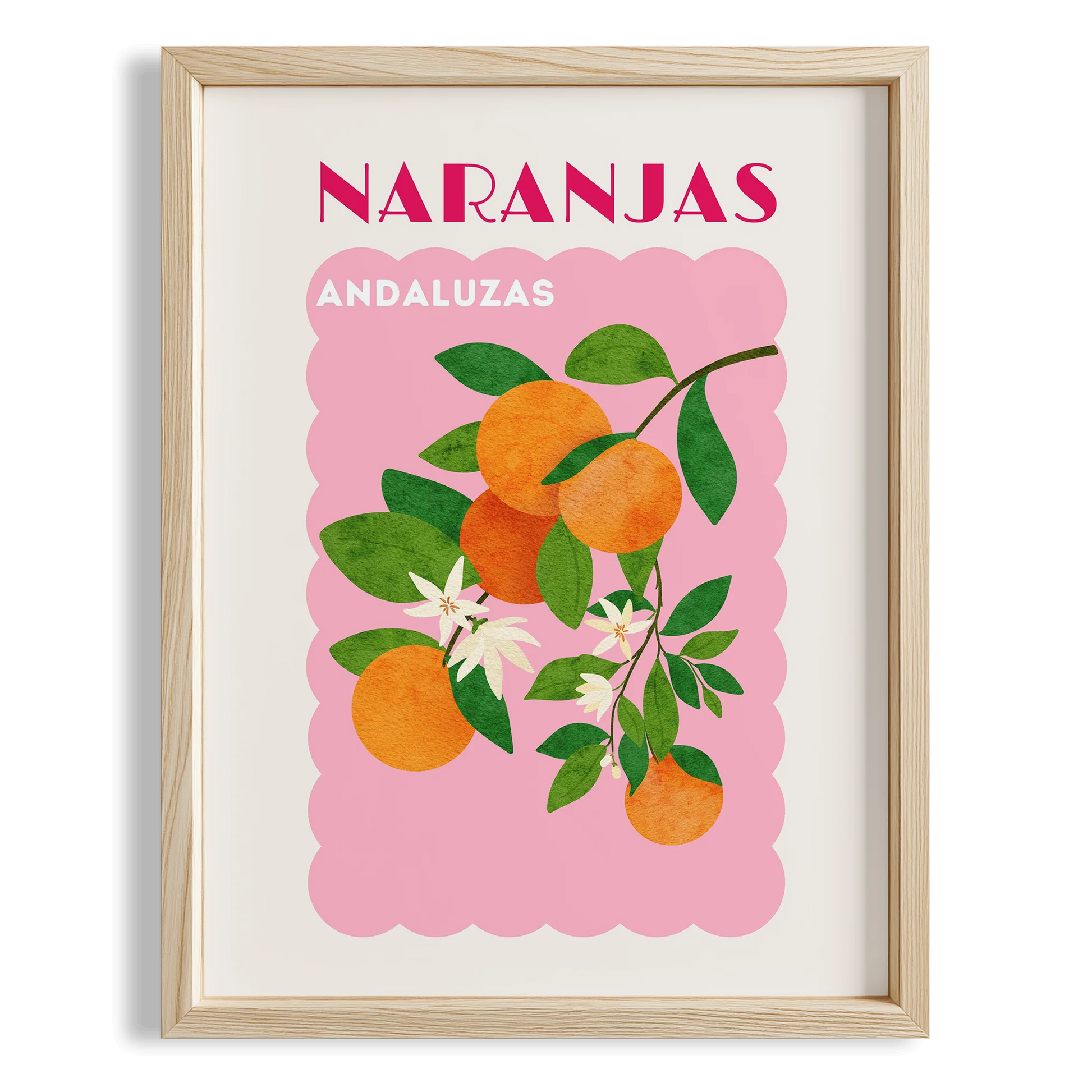 Naranjas Andalusia Akdeniz İspanya Koleksiyonu Mutfak Duvar Tablosu