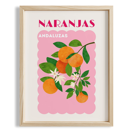 Naranjas Andalusia Akdeniz İspanya Koleksiyonu Mutfak Duvar Tablosu