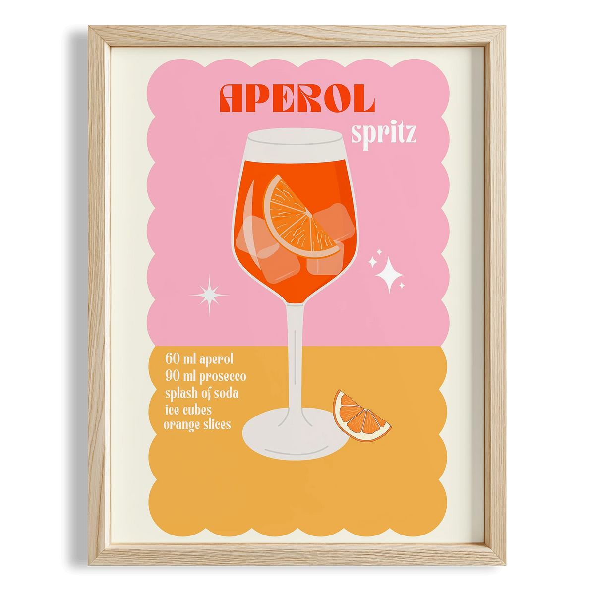 Aperol Spritz Kokteyller Mutfak Duvar Tablosu