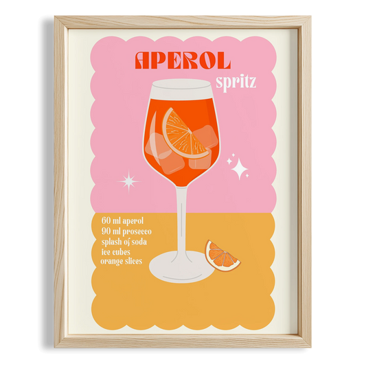 Aperol Spritz Kokteyller Mutfak Duvar Tablosu