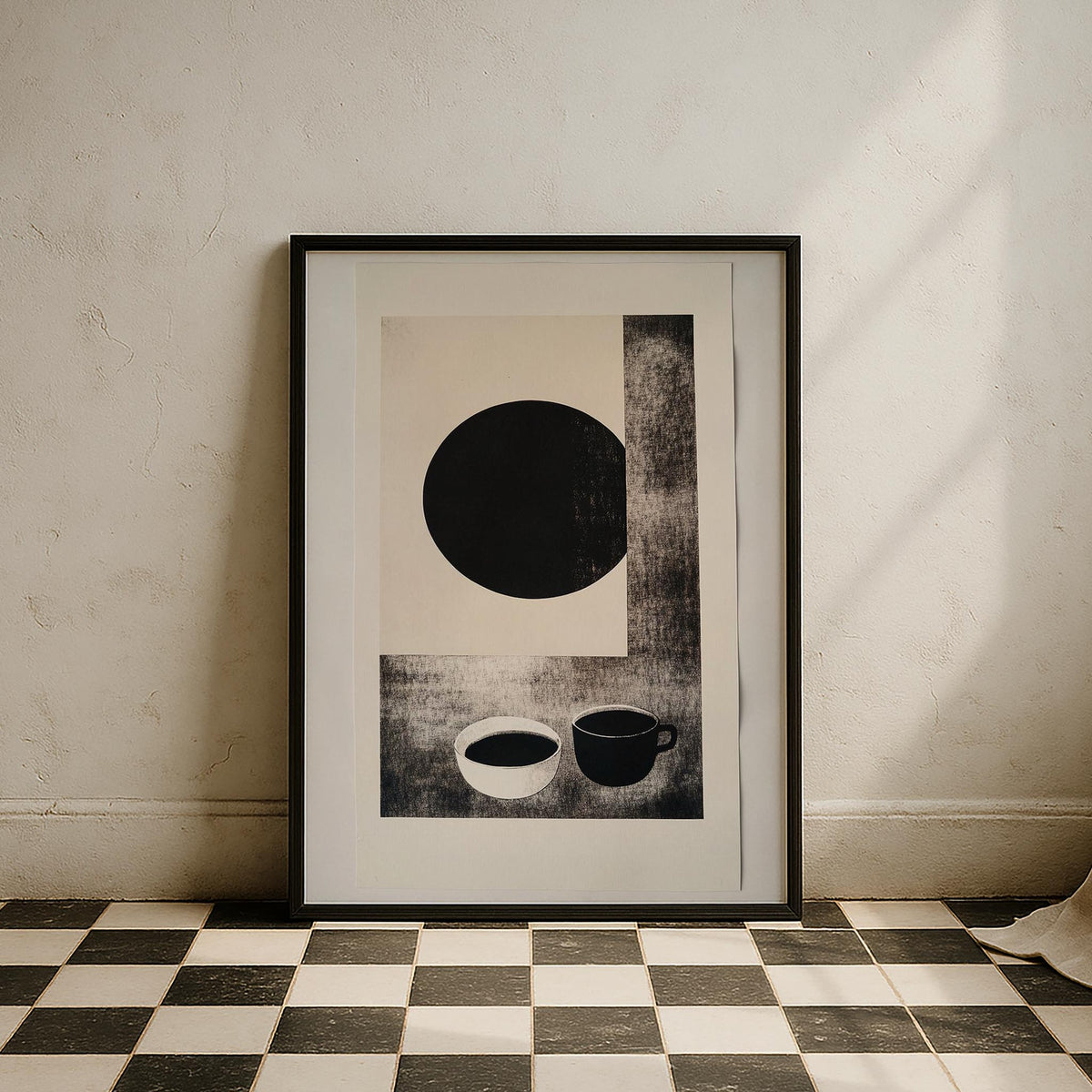 Zen Çay Seremonisi Minimal Japon Stil - Duvar Tablosu