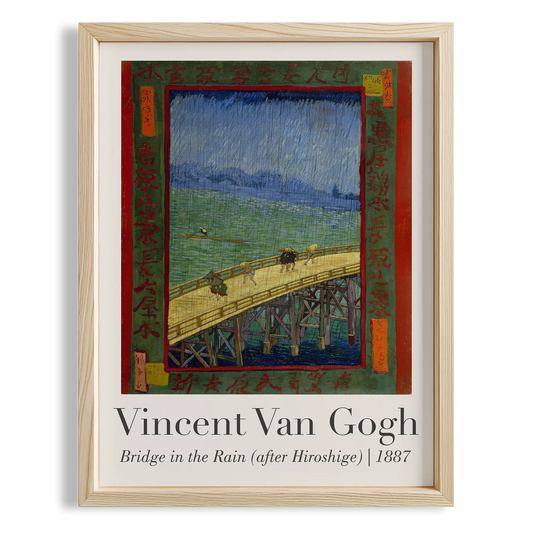 Langlois Köprüsü - Vincent Van Gogh Ahşap Duvar Tablosu