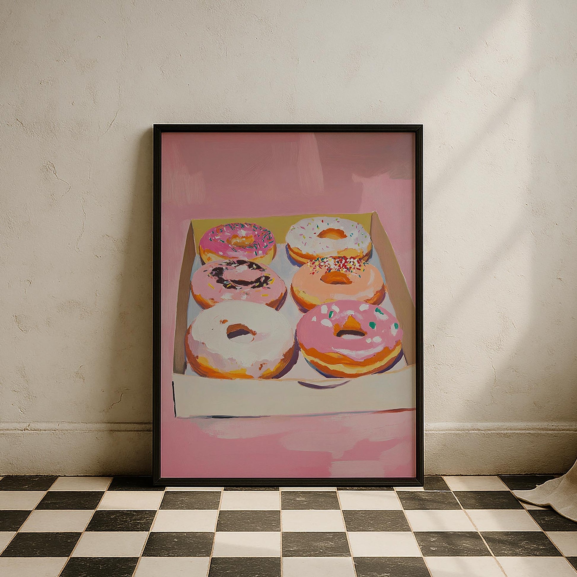 Donut Aşkı Maximalist - Duvar Tablosu