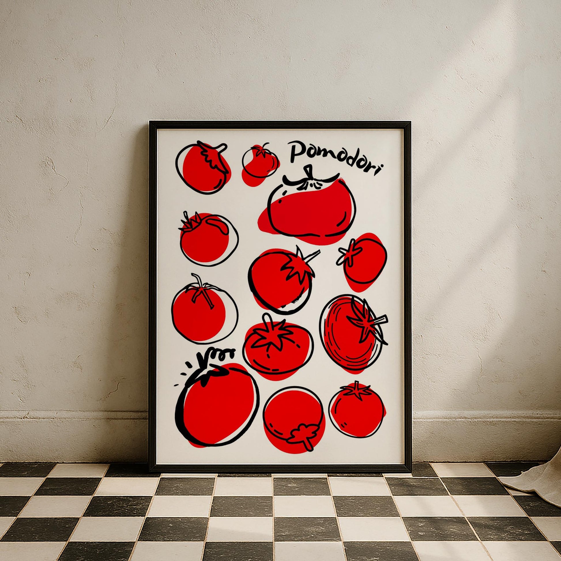 Pomodoro Domates II Mutfak Duvar Tablosu