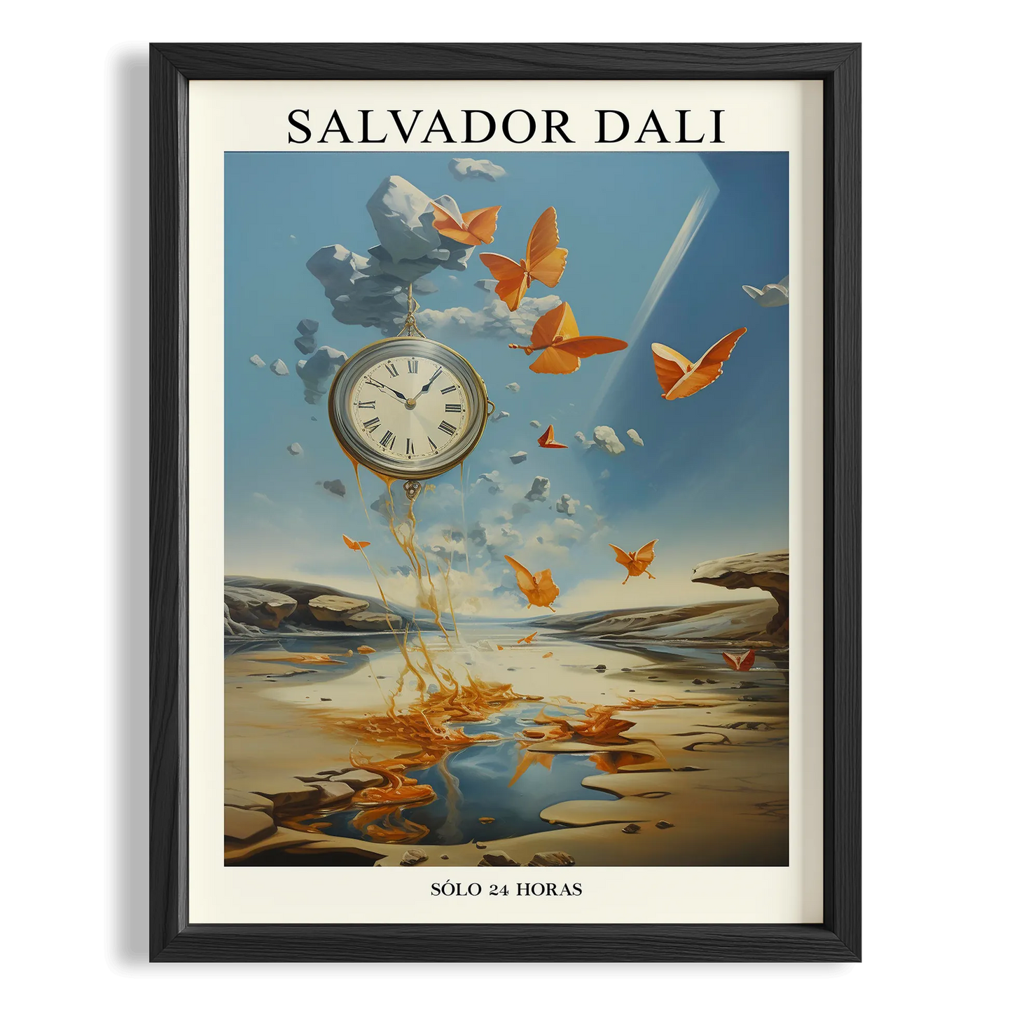 Belleğin Azmi - Salvador Dali Ahşap Duvar Tablosu