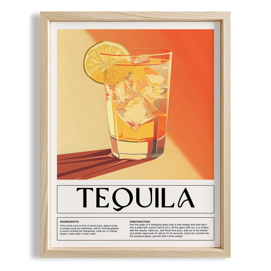 Tequila Temalı Mutfak Duvar Tablosu