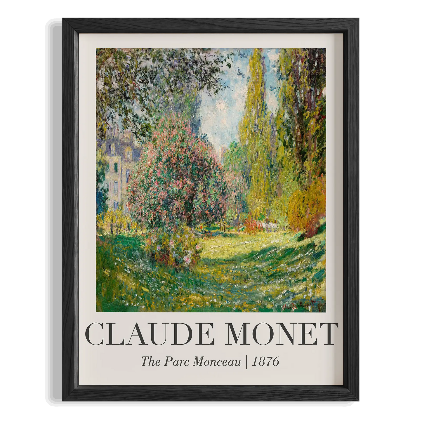 Monet'nin Bahçesi - Claude Monet Ahşap Duvar Tablosu
