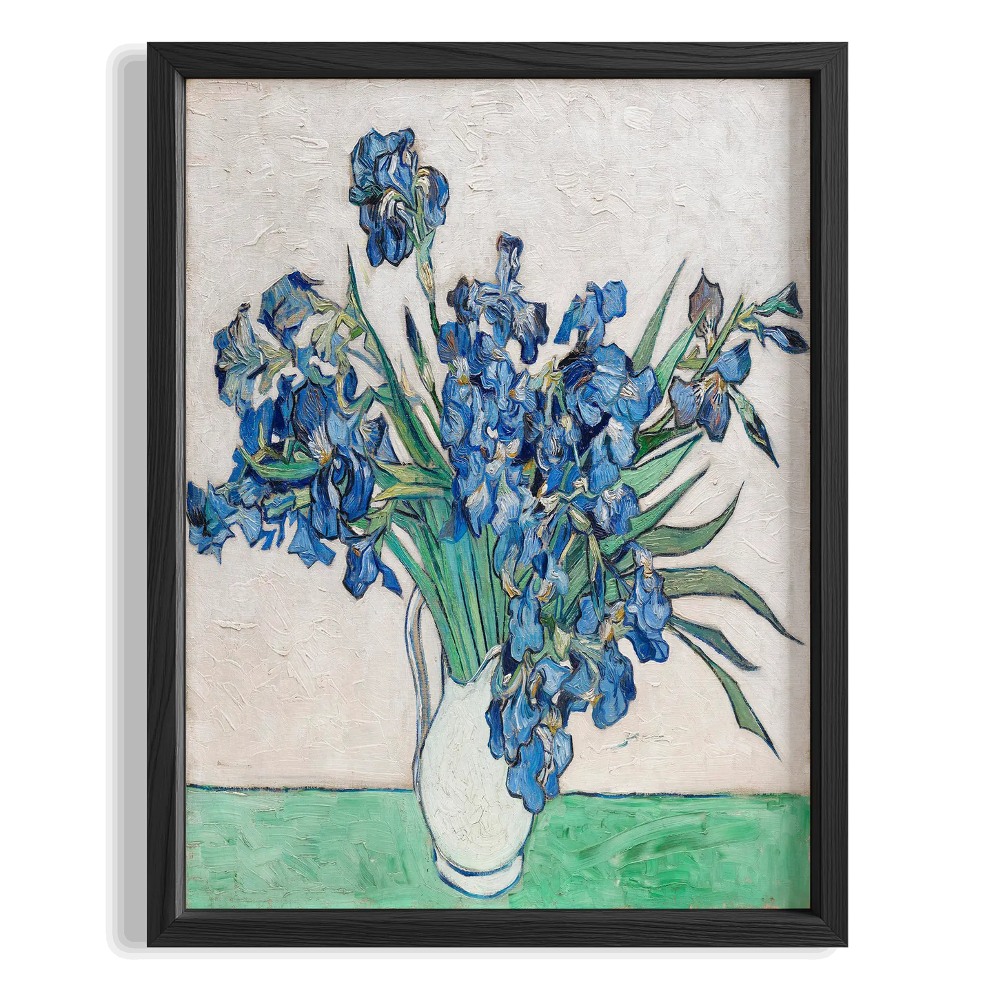 Vazoda Süsenler - Vincent Van Gogh Ahşap Duvar Tablosu