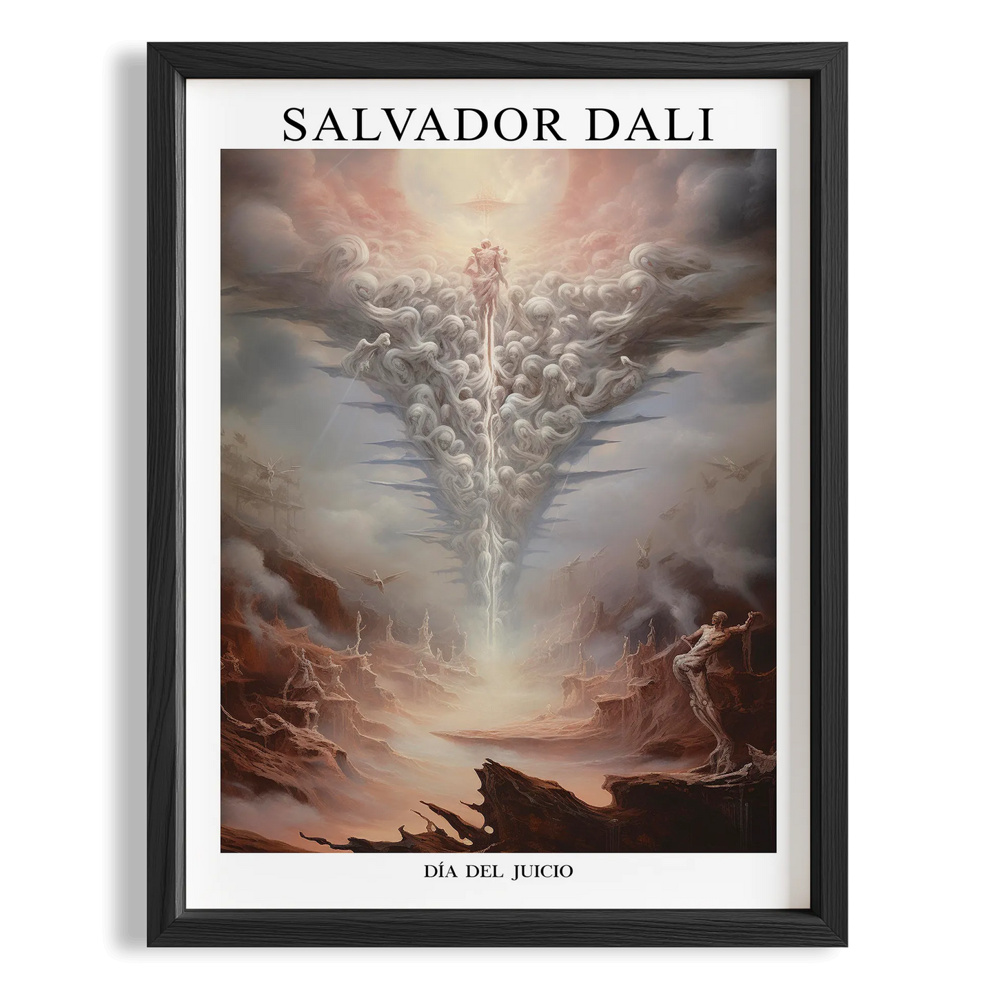 Kozmik Ağaç - Salvador Dali Ahşap Duvar Tablosu
