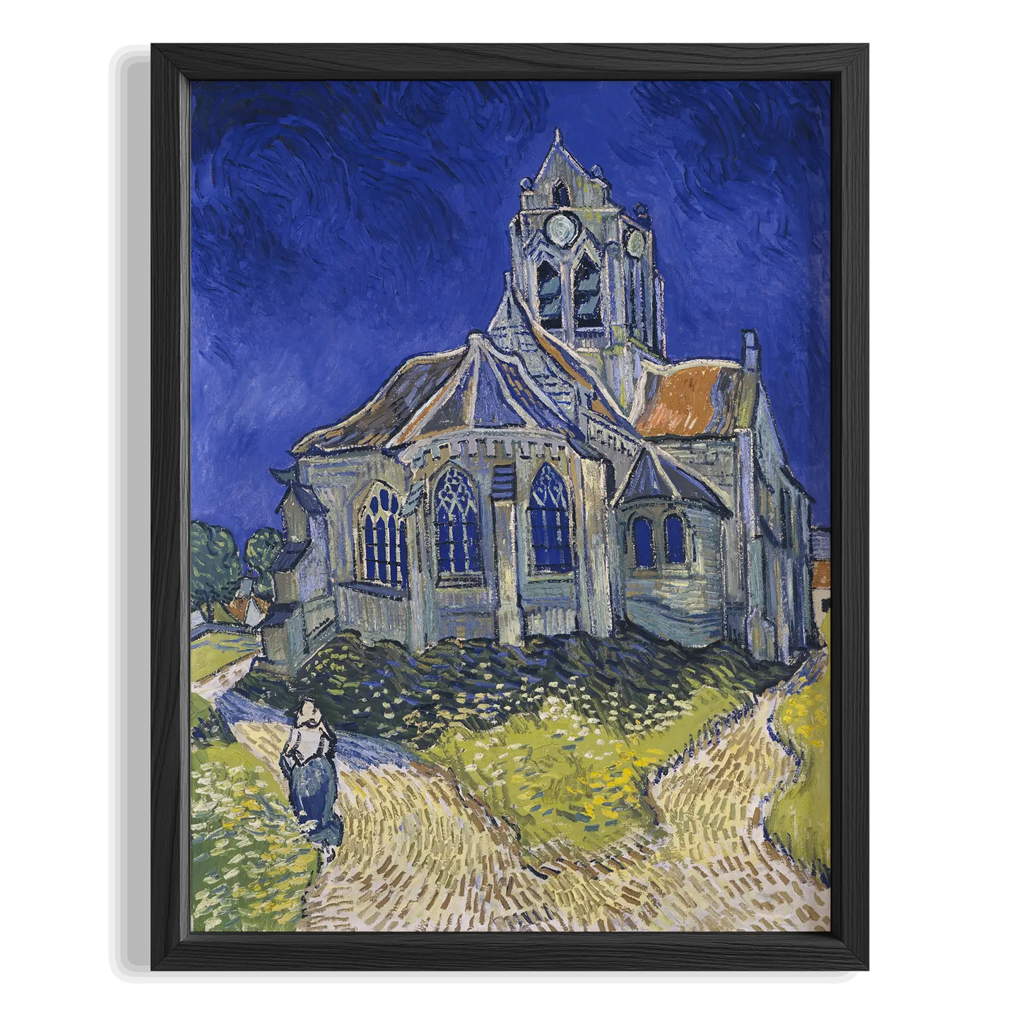 Kilise - Vincent Van Gogh Ahşap Duvar Tablosu