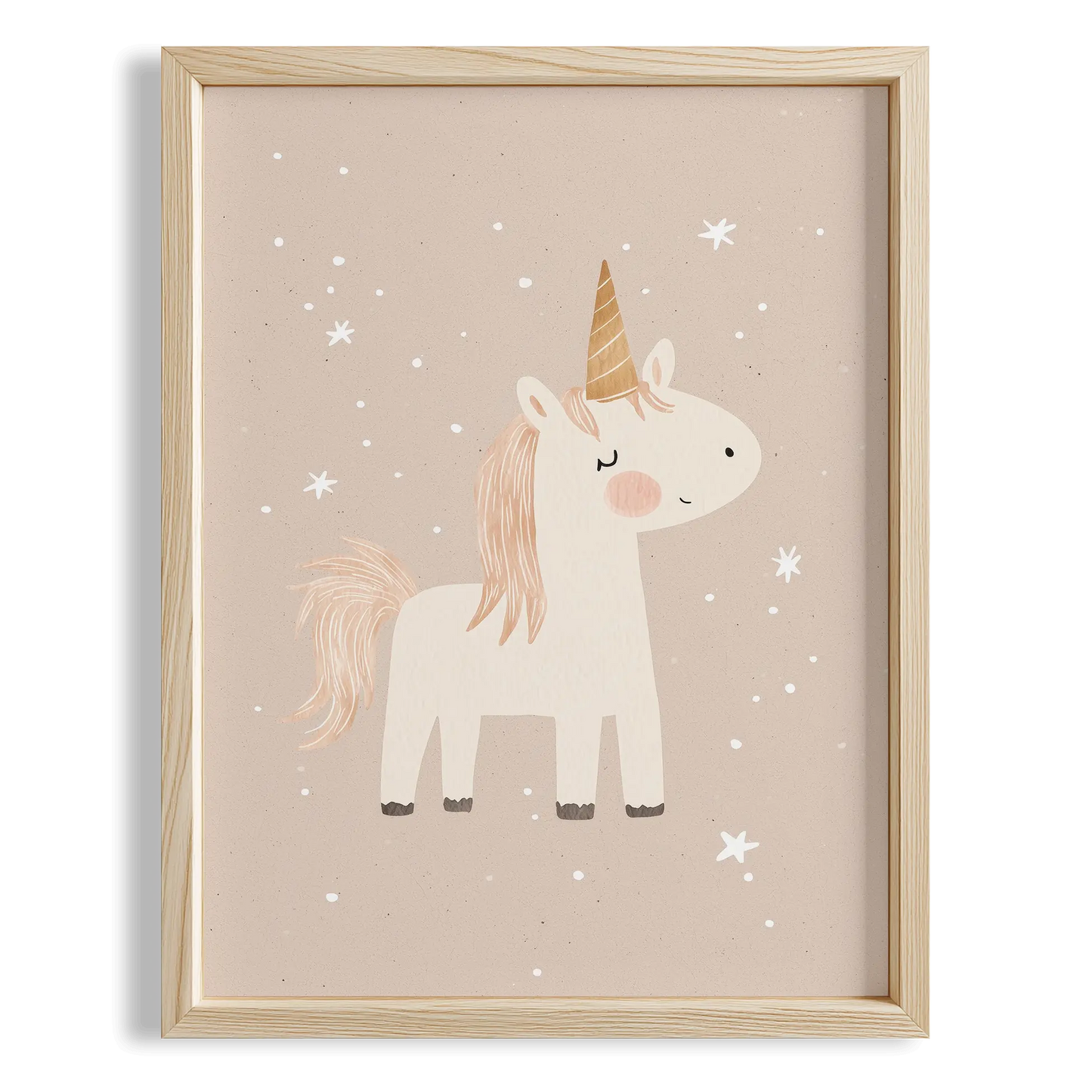 Unicorn Masalı – Çocuk Odası Ahşap Tablo
