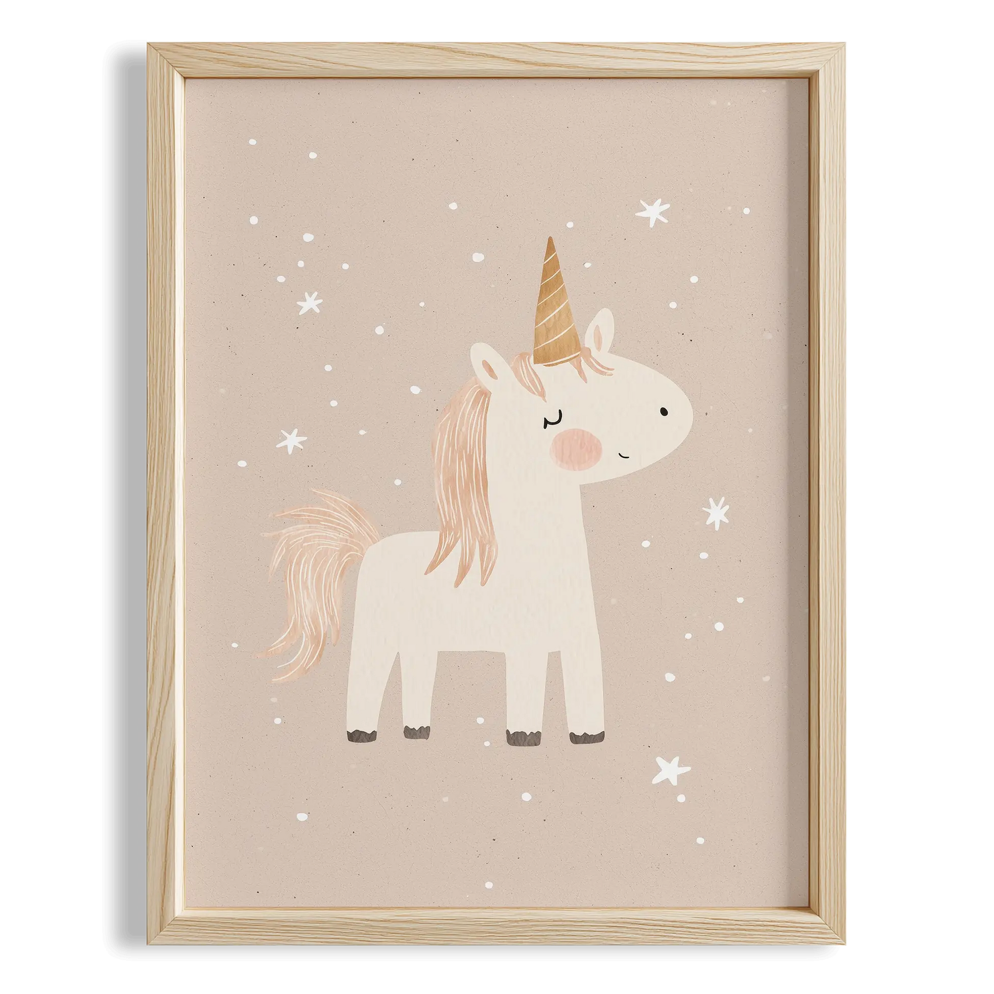 Unicorn Masalı – Çocuk Odası Ahşap Tablo