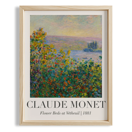 Antibes Manzarası - Claude Monet Ahşap Duvar Tablosu