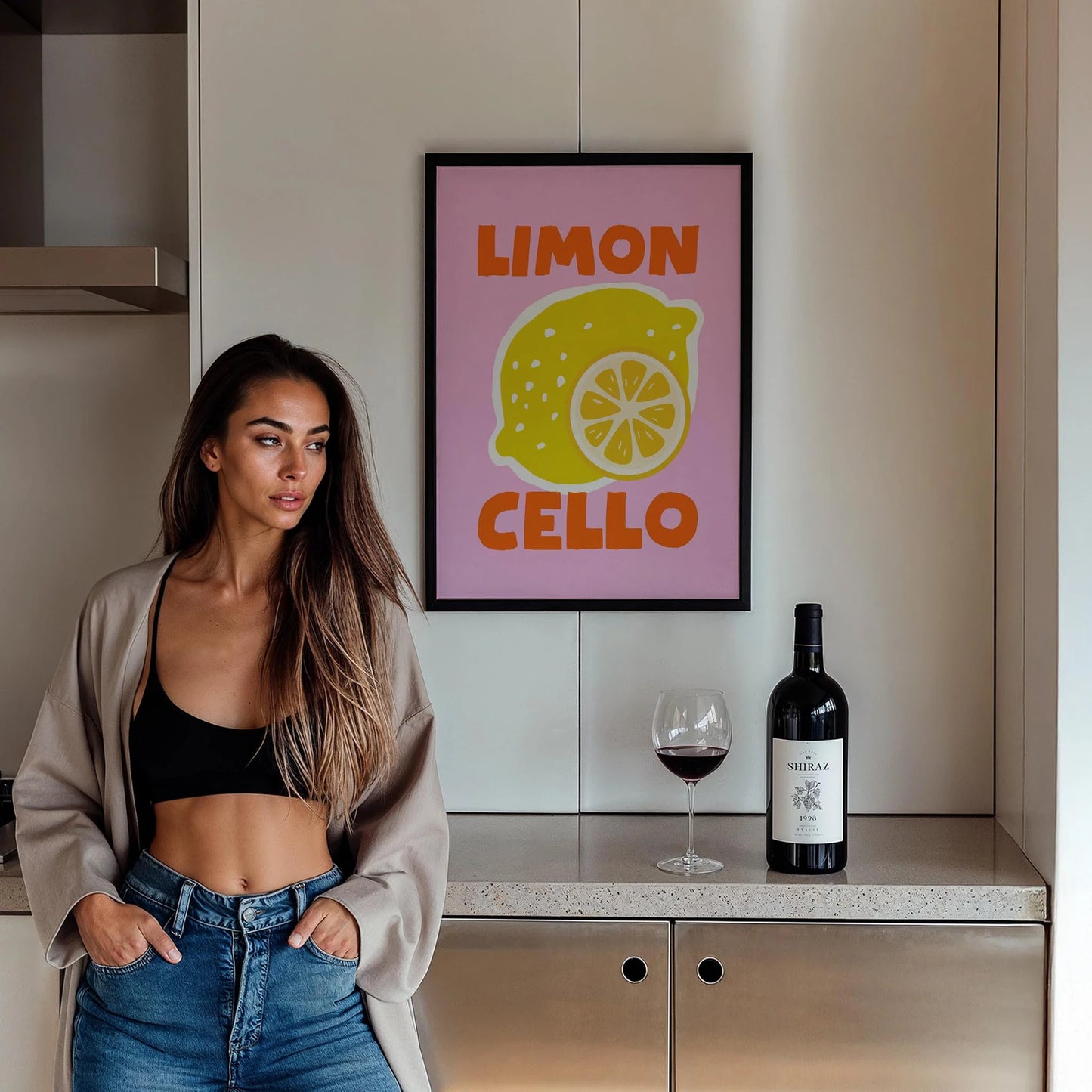 Limoncello Kokteyller İtalya Koleksiyonu Mutfak Duvar Tablosu