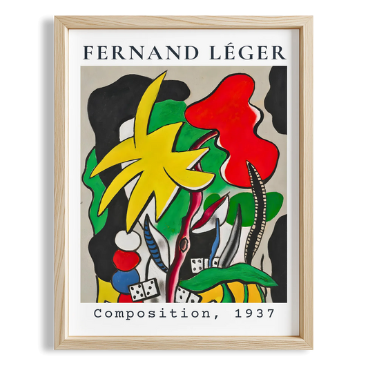 Fernand Leger 40 Duvar Tablosu
