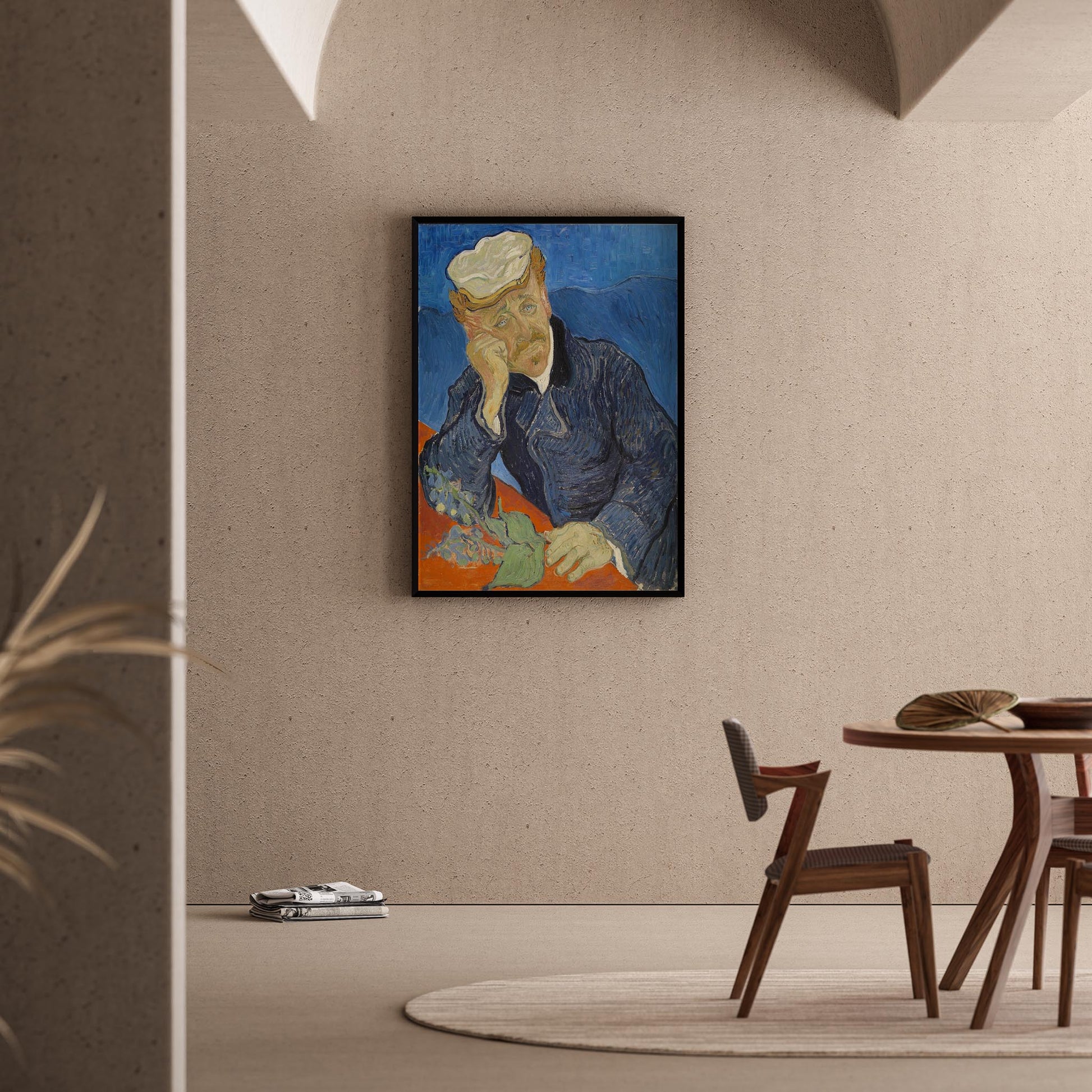 Dalgın Adam - Vincent Van Gogh Ahşap Duvar Tablosu