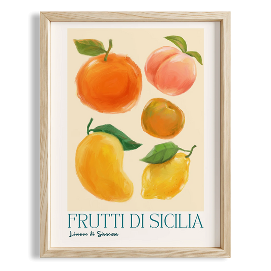 Frutti di Sicilia Fruits Market - Akdeniz İtalya Koleksiyonu Mutfak Tablosu II