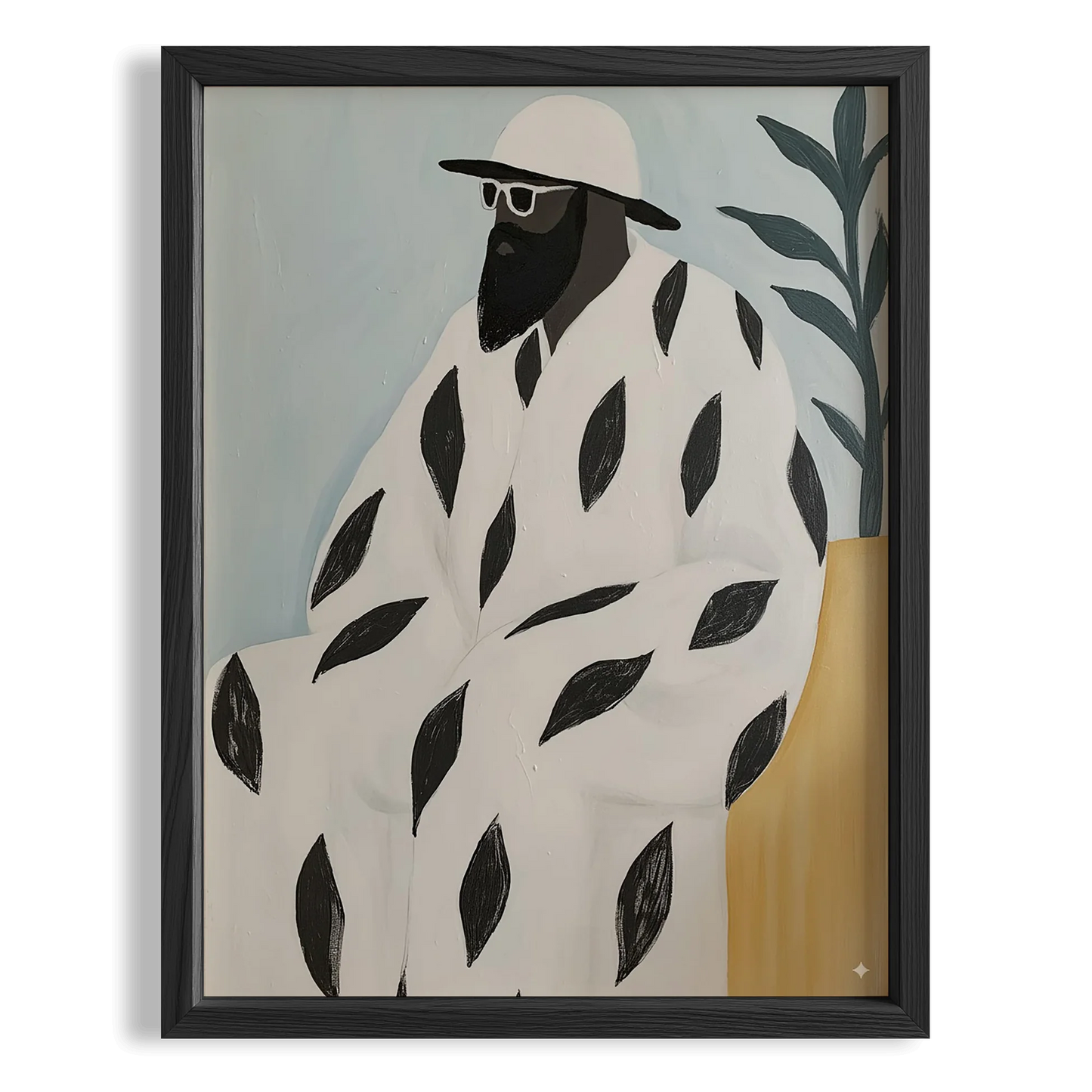 Erkek Portre VI - Afro Bohem