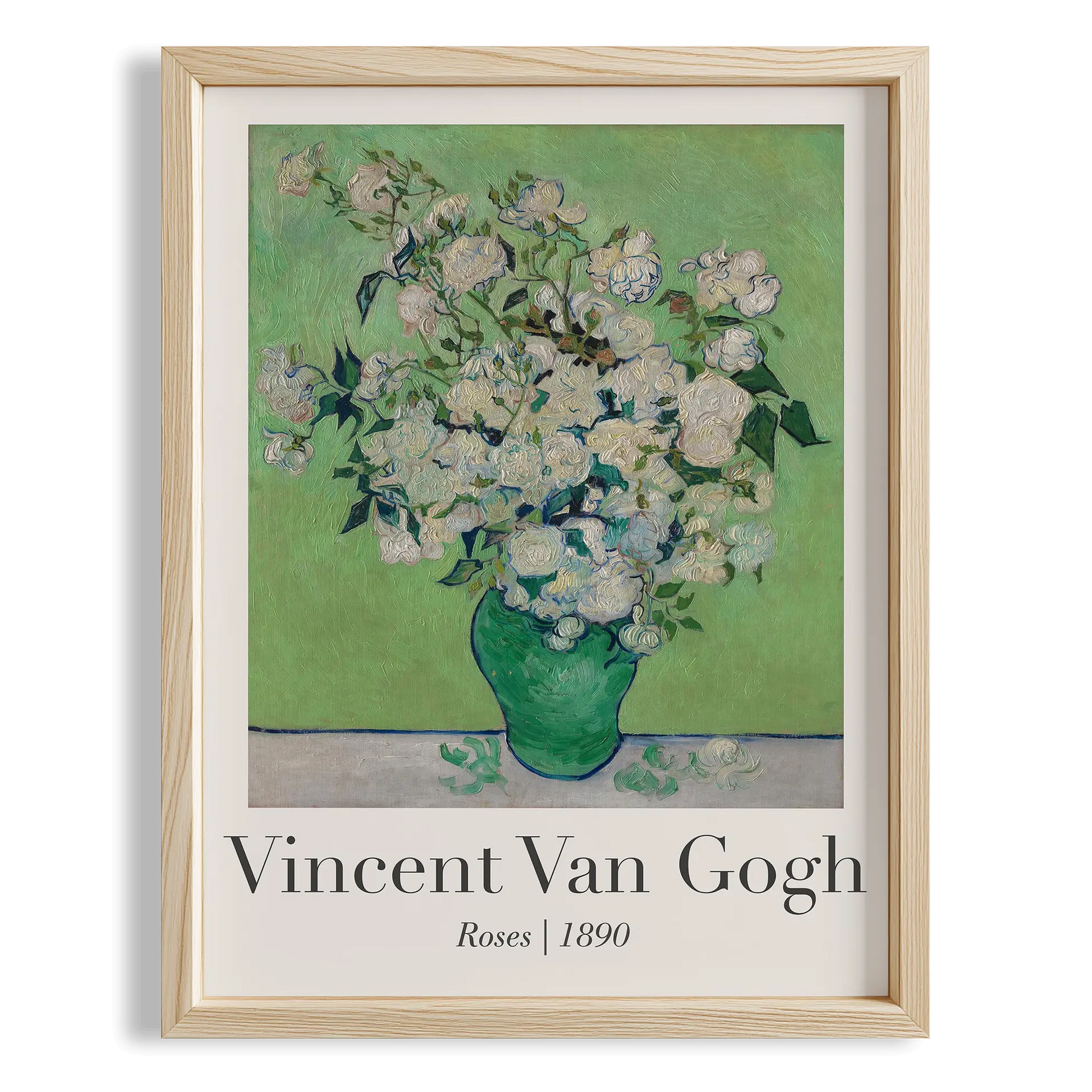Güller - Vincent Van Gogh Ahşap Duvar Tablosu