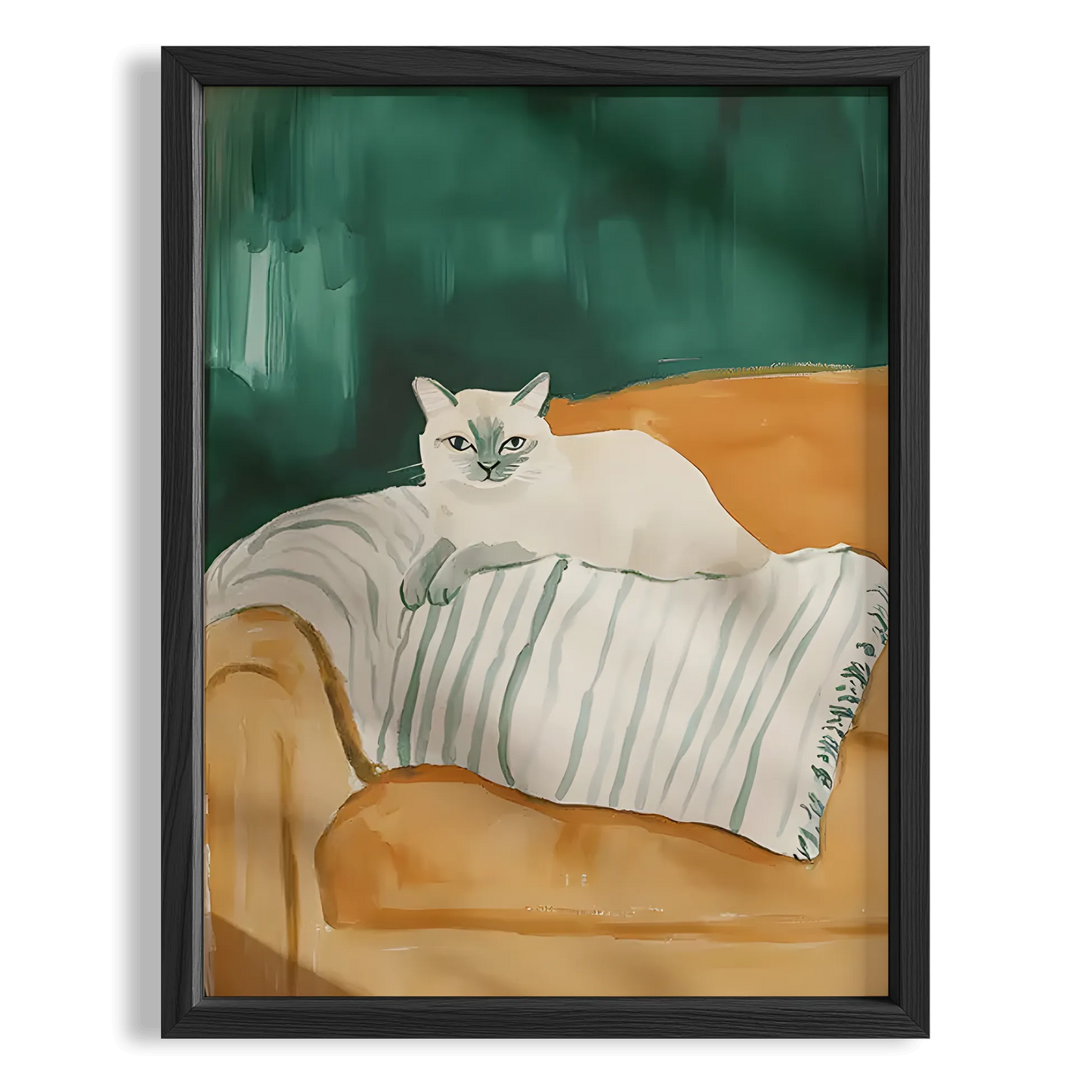 Kedi & Yastık I - Sakin Siesta