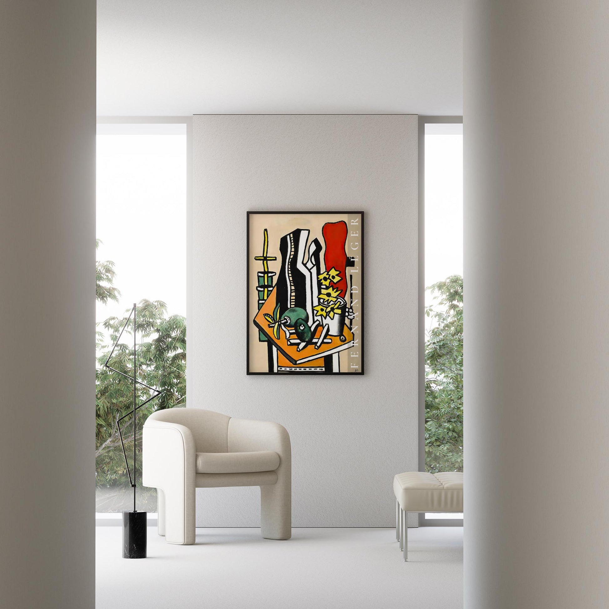 Fernand Leger 37 Duvar Tablosu