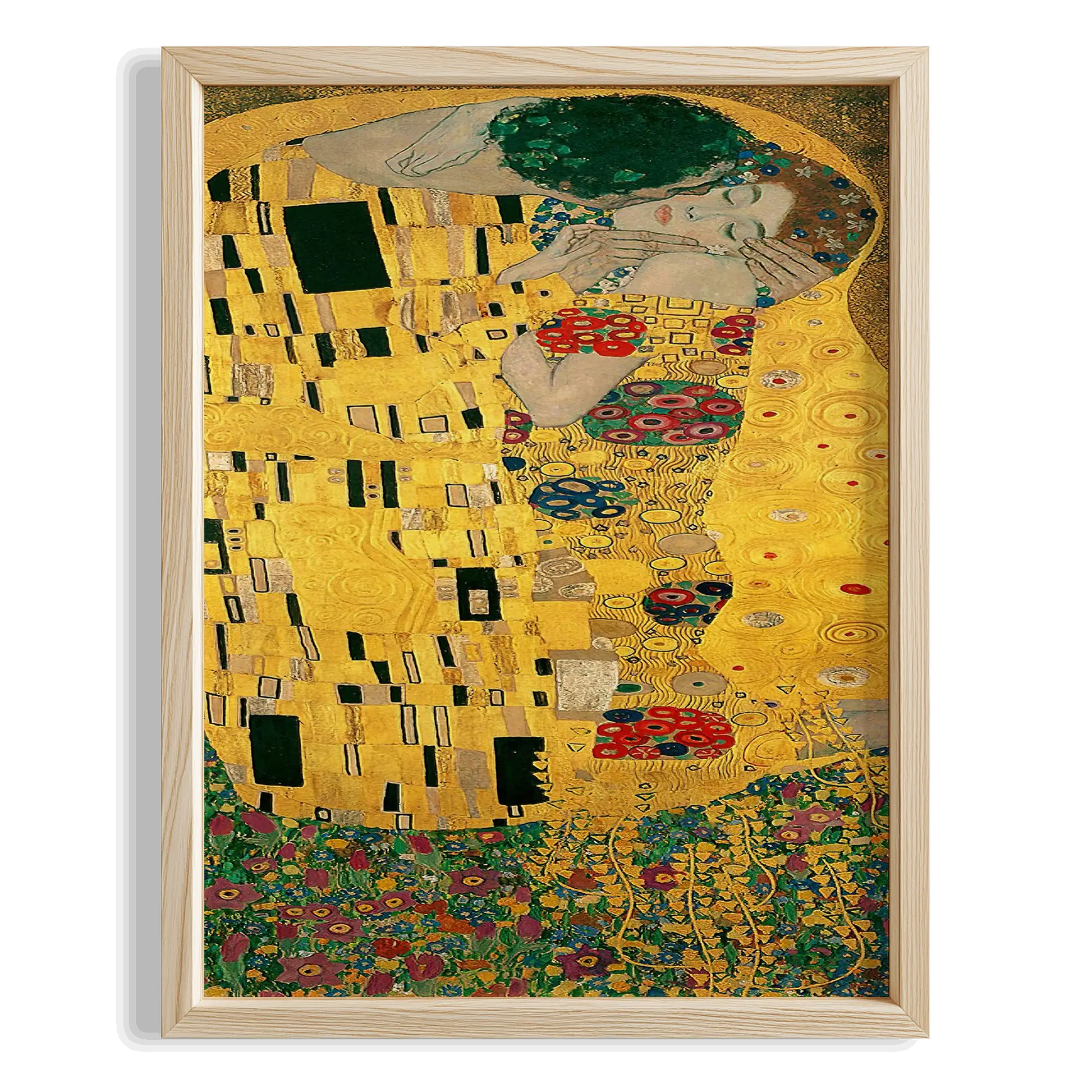 Altın Sarmaşık - Gustav Klimt Ahşap Duvar Tablosu