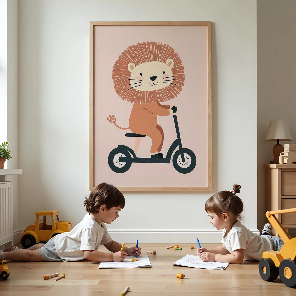 Scooter'lu Aslan - Pembe Fon