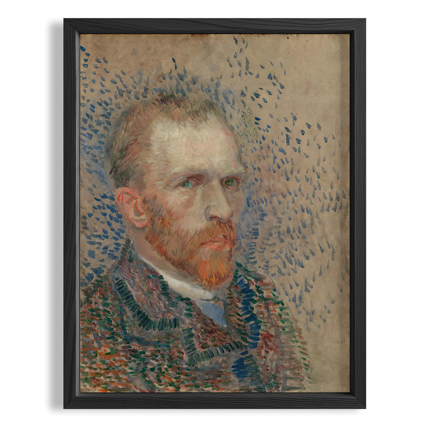 Vincent van Gogh Portresi - Vincent Van Gogh Ahşap Duvar Tablosu