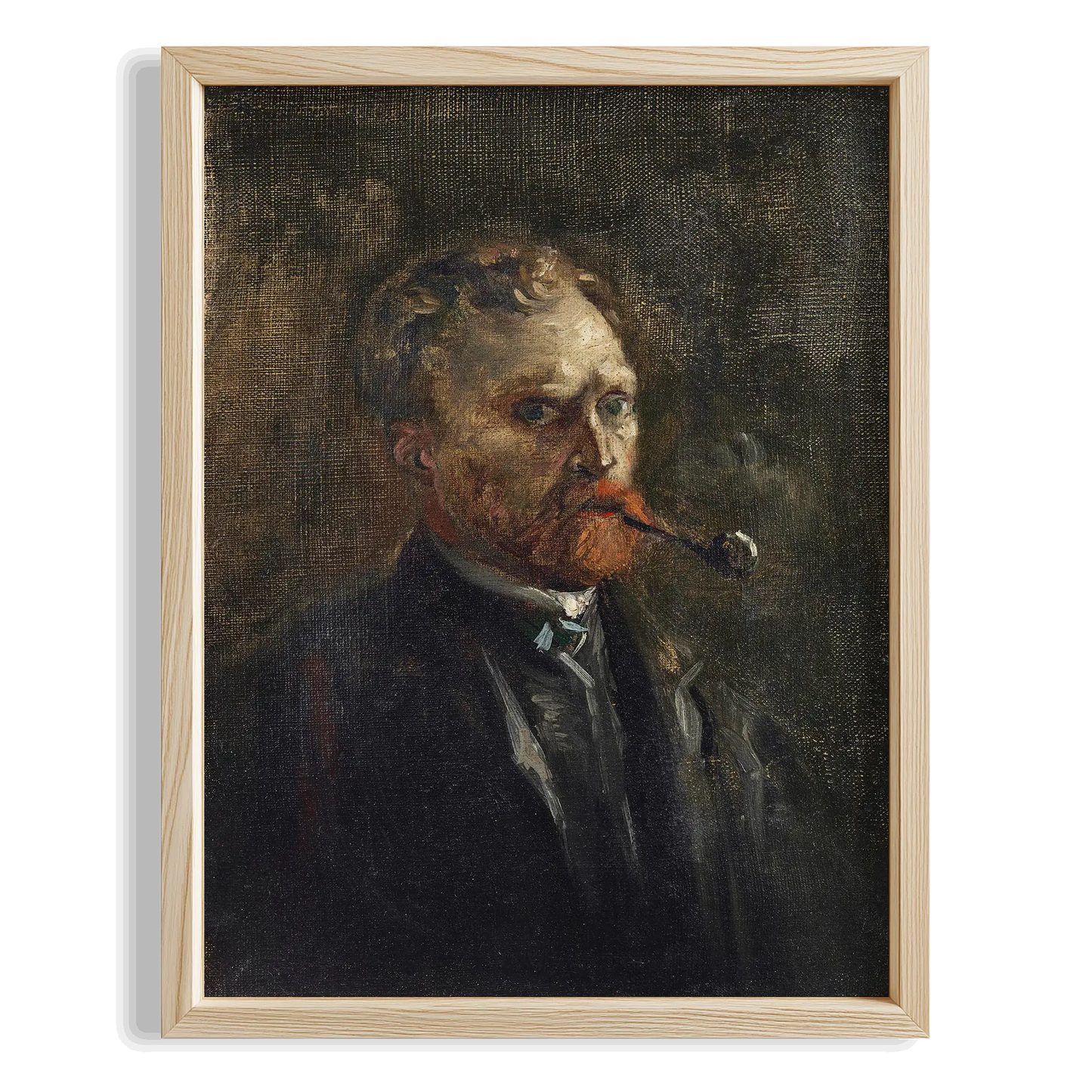 Erkek Portresi - Vincent Van Gogh Ahşap Duvar Tablosu