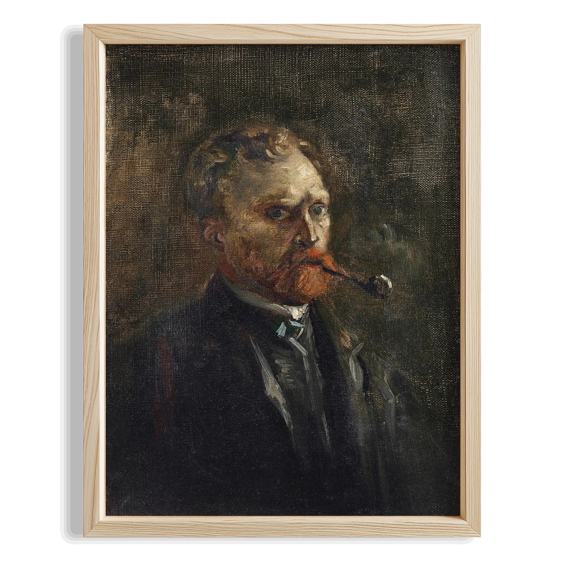 Erkek Portresi - Vincent Van Gogh Ahşap Duvar Tablosu