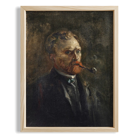 Erkek Portresi - Vincent Van Gogh Ahşap Duvar Tablosu
