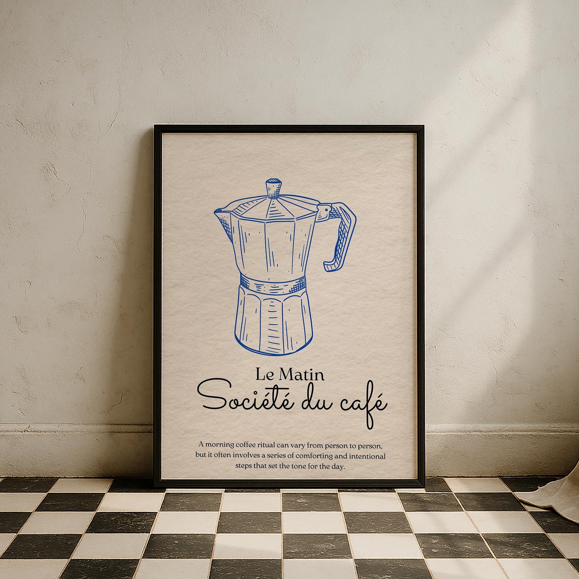 Le Matin Café Fransız Sabah Koleksiyonu Mutfak Duvar Tablosu